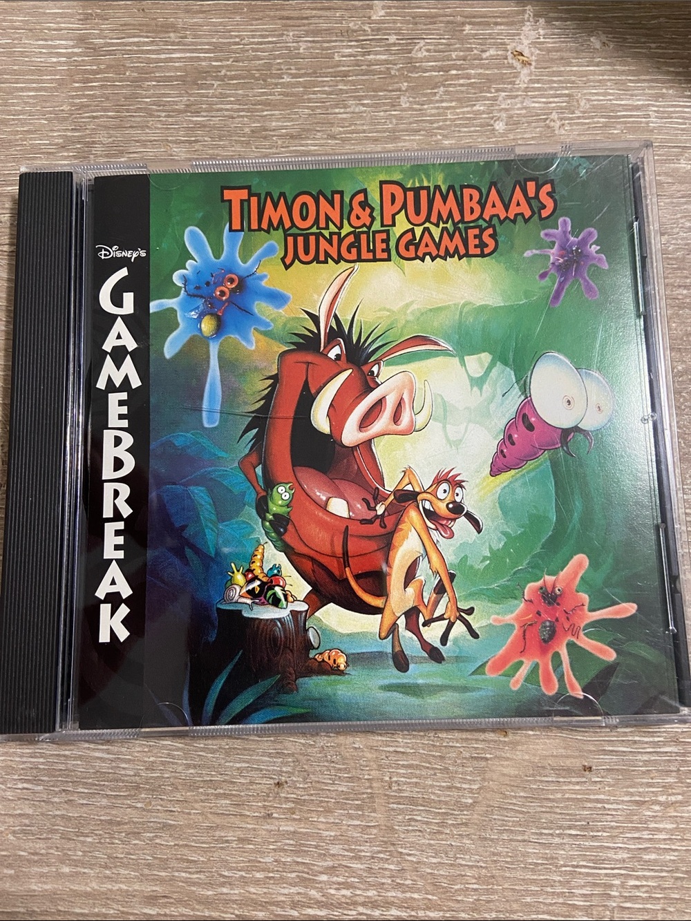 Disney's Gamebreak: Timon & Pumbaa's Jungle Games (PC CD-ROM, 1995) Vintage
